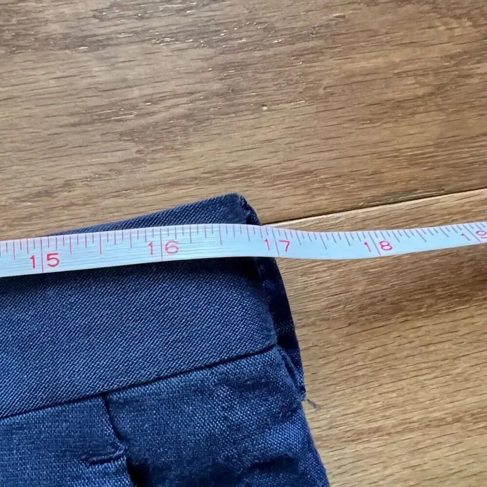 J.Crew Dress Pants Men's Size 31x32 Navy Blue Ludlow Slim Cotton Wool
